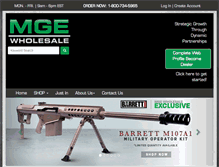 Tablet Screenshot of mgewholesale.com